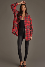 Load image into Gallery viewer, RED PLAID SHIRT
