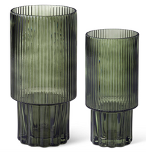 Load image into Gallery viewer, GRN LINE GLS VASE
