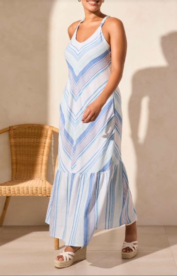OASIS LINED MAXI DRESS W/ADUST STRAPS