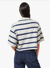Load image into Gallery viewer, GREY/NAVY CROP TOP
