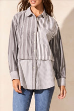 Load image into Gallery viewer, 2 IN 1 SHIRT BLK
