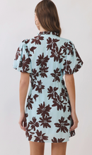 Load image into Gallery viewer, FLORAL PUFF SLV DRESS
