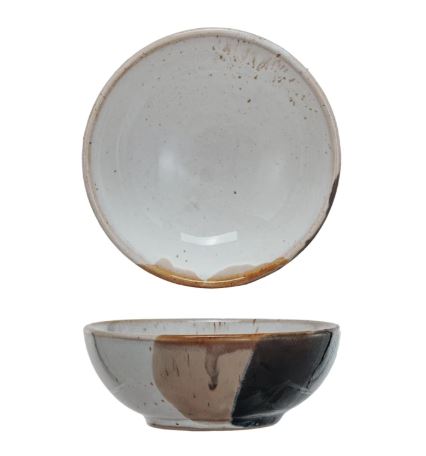 STONEWRE BOWL TN & WHT