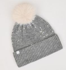 GRY KNIT HAT