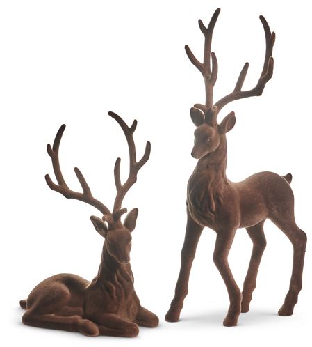 BRN FLCKD DEER