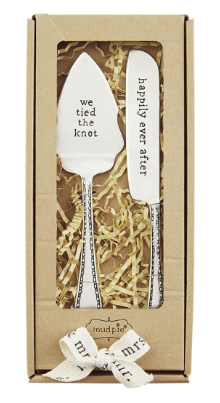 WEDDING CAKE SERVING SET