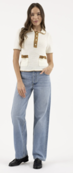CREAM CROCHET SWTR