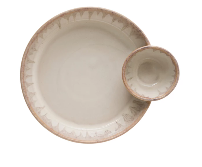 CRM SERV DISH W/SECTN