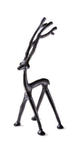 LG BLK REINDEER