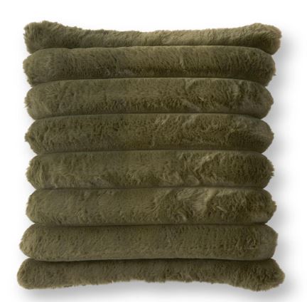 DRK GRN VEGN FUR PLW