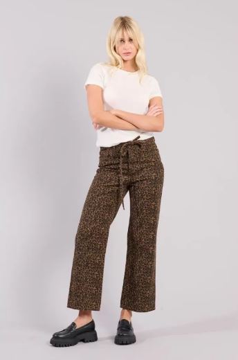WD LG LEOPRD DENIM