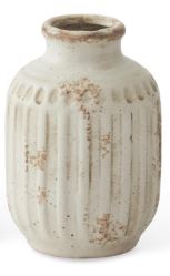 MD WTHRD CRM VASE