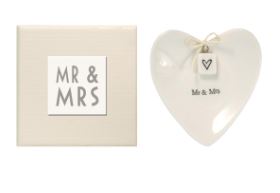 MR & MRS RING DISH