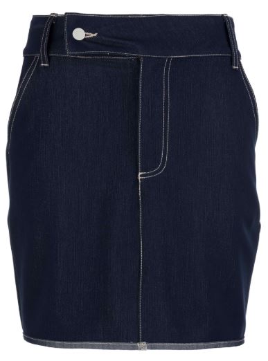 JEAN SKRT W/TROUSR PCKT