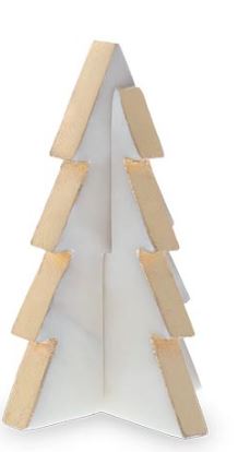 SM WHT MRBLE TREE