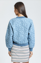 Load image into Gallery viewer, LT BLUE AVIATOR JACKET
