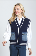 Load image into Gallery viewer, DENIM PATCH VEST
