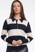 Load image into Gallery viewer, NAVY RUGBY POLO
