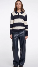 Load image into Gallery viewer, NAVY RUGBY POLO
