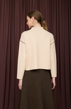 Load image into Gallery viewer, BEIGE STITCH SWEATER
