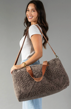 Load image into Gallery viewer, BROWN TEXTURED DUFFEL
