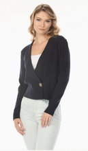 Load image into Gallery viewer, NAVY BOTTON CARDIGAN
