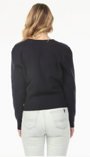 Load image into Gallery viewer, NAVY BOTTON CARDIGAN
