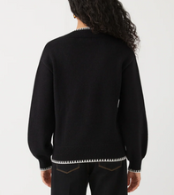 Load image into Gallery viewer, BLK VARSITY SWTR
