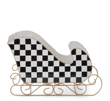 Load image into Gallery viewer, BLK &amp; WHT CHECK SLEIGH
