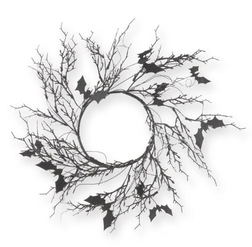 BLK TWIG BAT CNDL RING