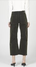 Load image into Gallery viewer, OLIVE VELVET PANTS
