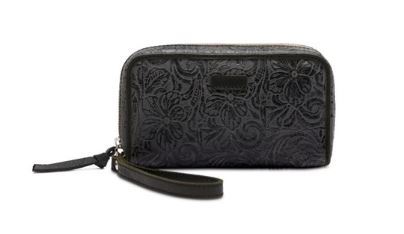 STEELY WRISTLET WALLET