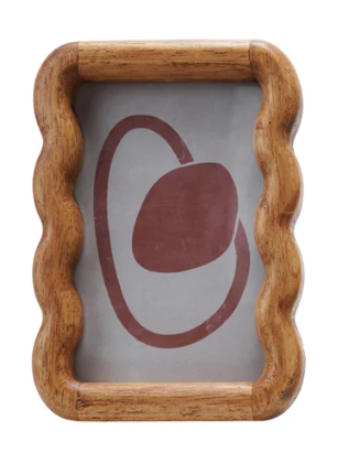 4x6 WAVY WOOD FRME