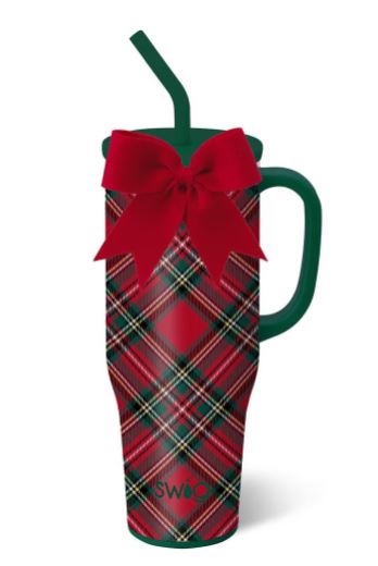 XMAS PLAID MEGA MUG