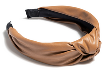 Load image into Gallery viewer, FAUX LEATHER HEADBAND
