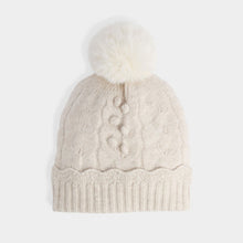 Load image into Gallery viewer, SCALLOP KNIT HAT
