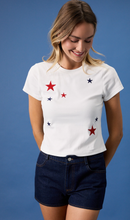 Load image into Gallery viewer, STAR EMB BABY TEE
