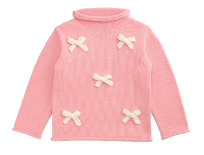PINK BOW SWEATER