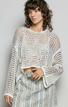 Load image into Gallery viewer, IVORY STAR NET TOP
