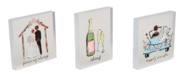 ACRYLIC WED PLAQUE