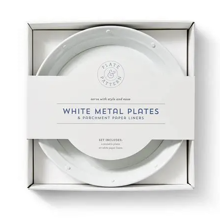 ST/4 WHITE PLATES