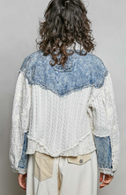 Load image into Gallery viewer, DENIM LACE JACKT
