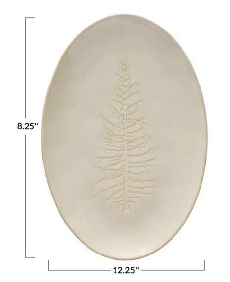 TREE OVAL PLATTR
